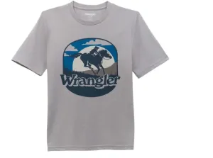 112354203-Wrangler boy's Graphic Tee- Grey