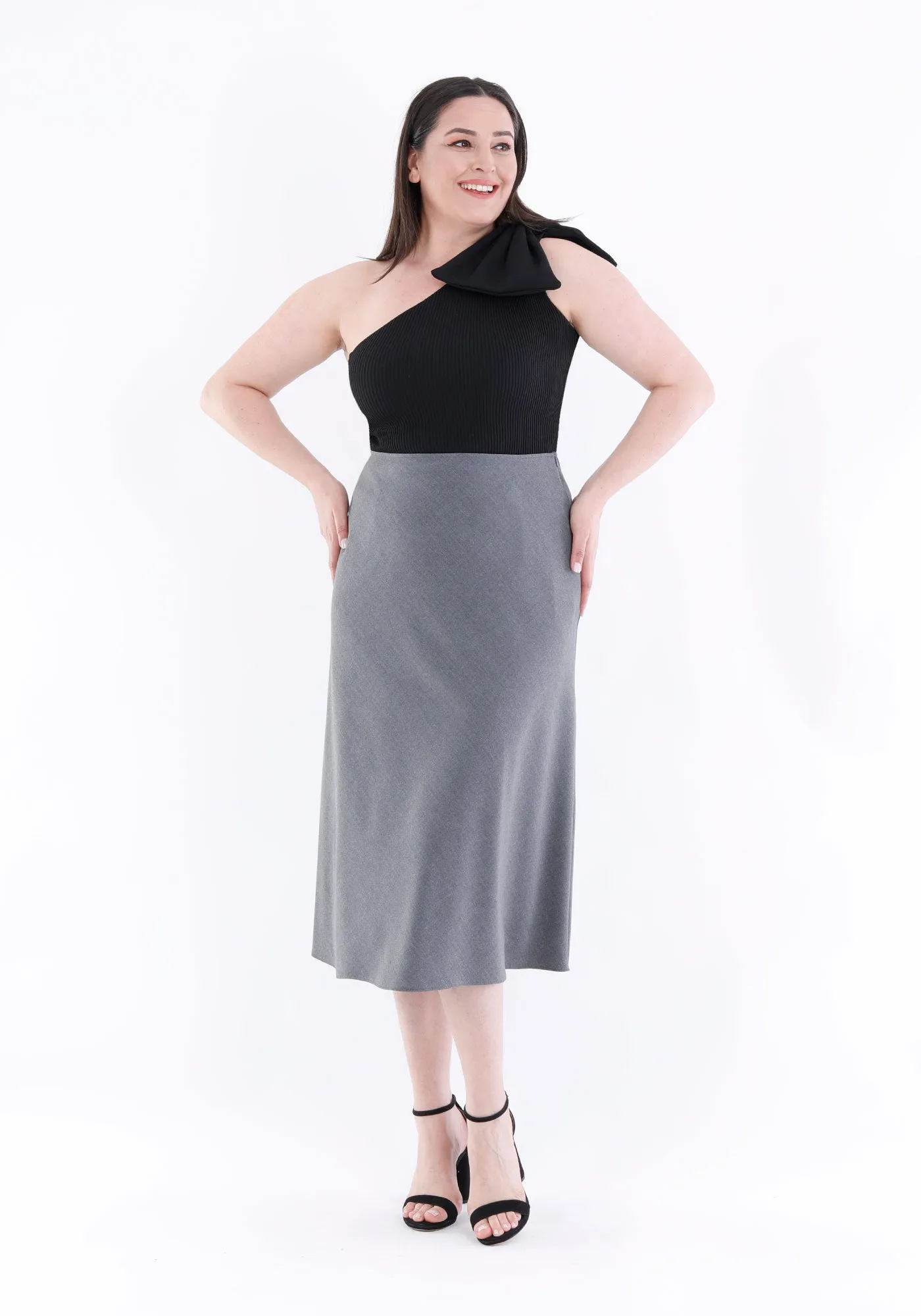 A-Line Midi Skirts - G-Line