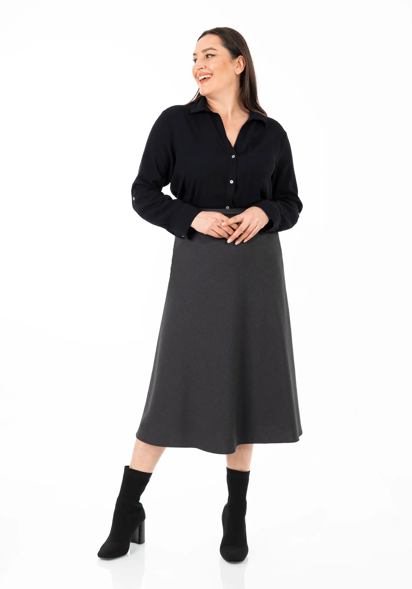 A-Line Midi Skirts - G-Line