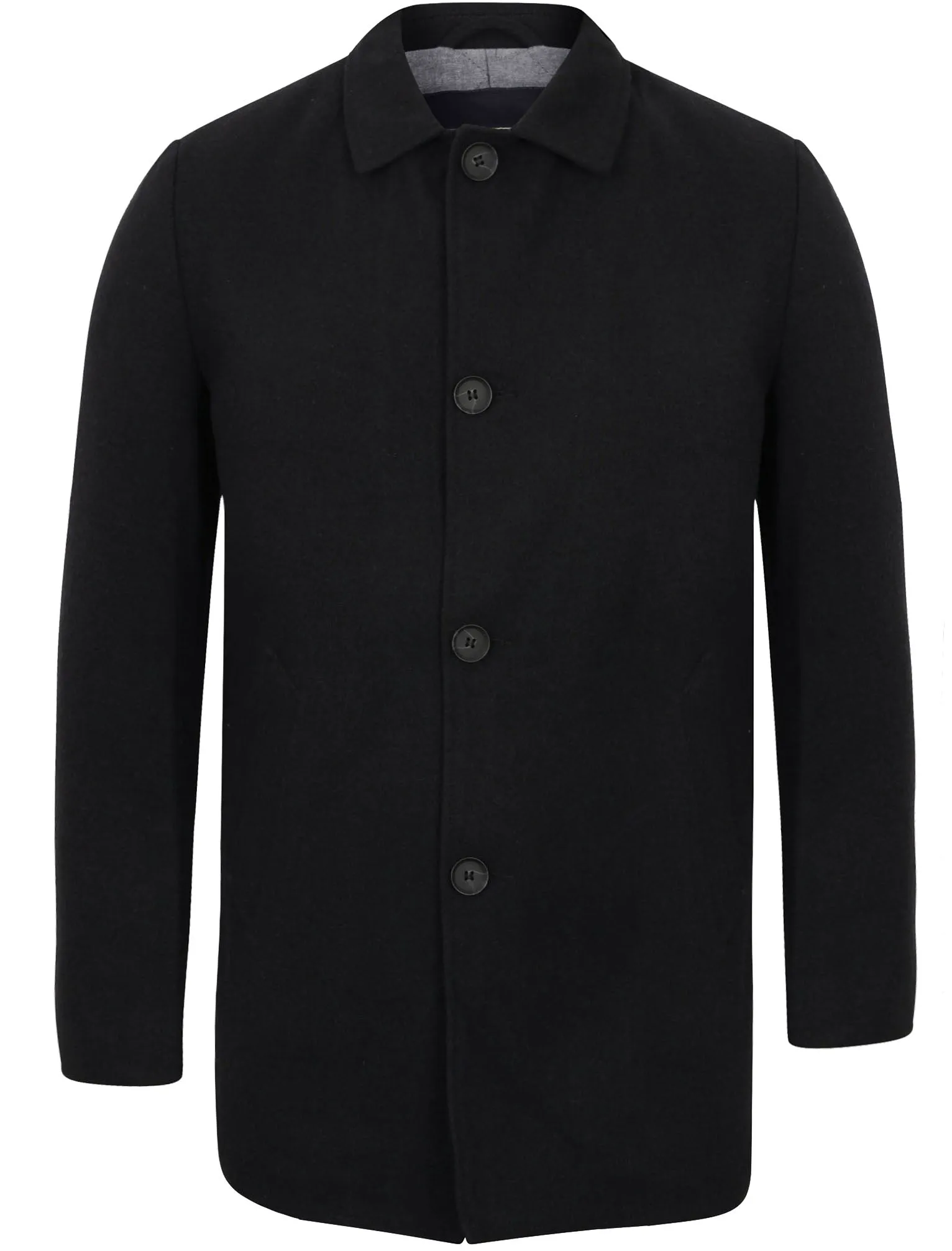 Abdale Wool Blend Coat in Navy - Tokyo Laundry