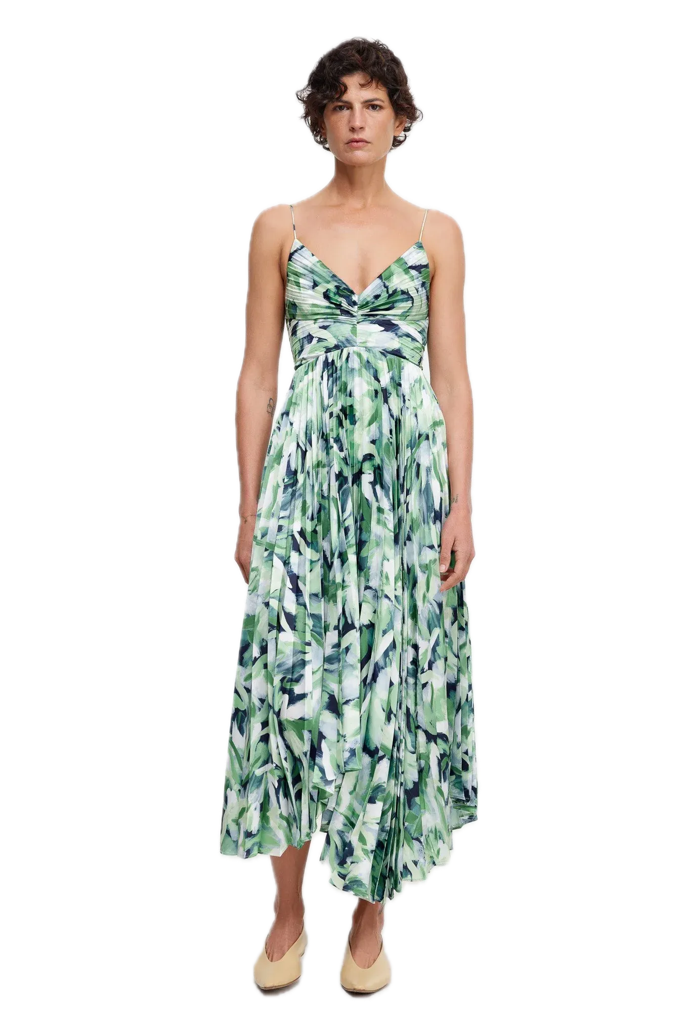 Acler Northgate Midi Dress - Fresco Garden Print