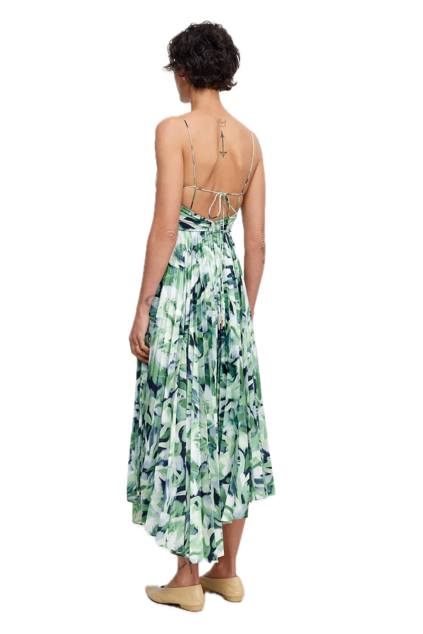 Acler Northgate Midi Dress - Fresco Garden Print