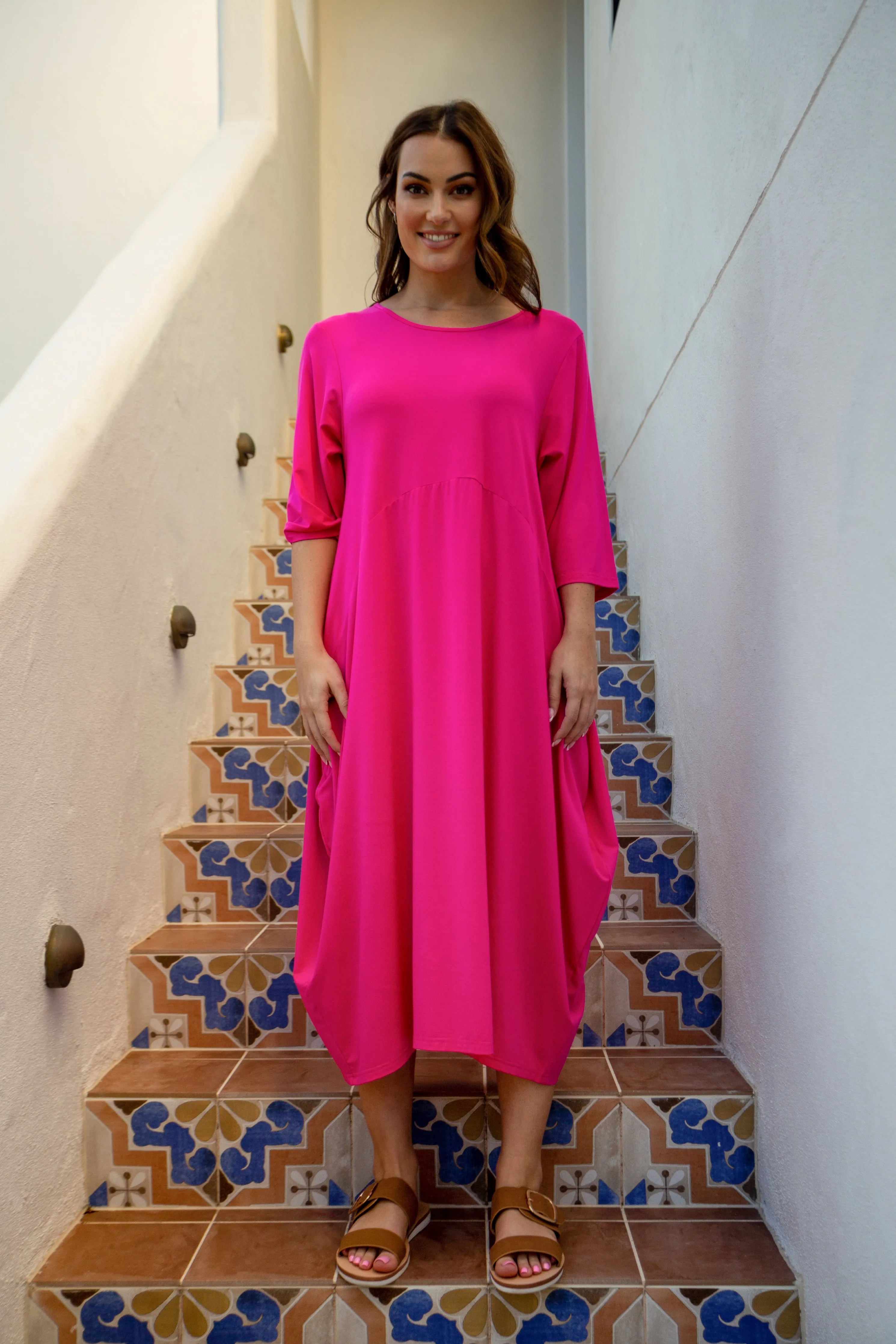 Alviva Dress | Magenta | FINAL SALE