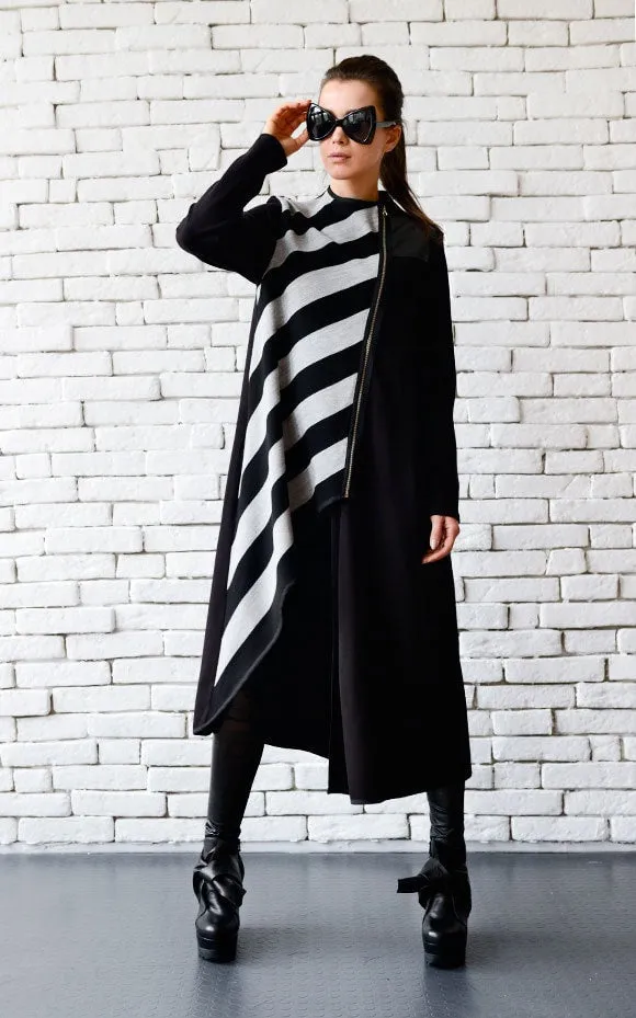 Asymmetric Long Coat