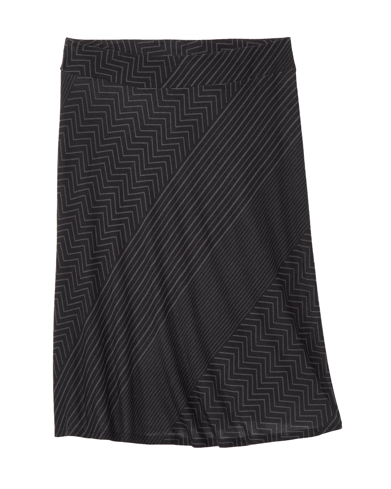 Atlantic Maxi Skirt | Black / Charcoal Grey