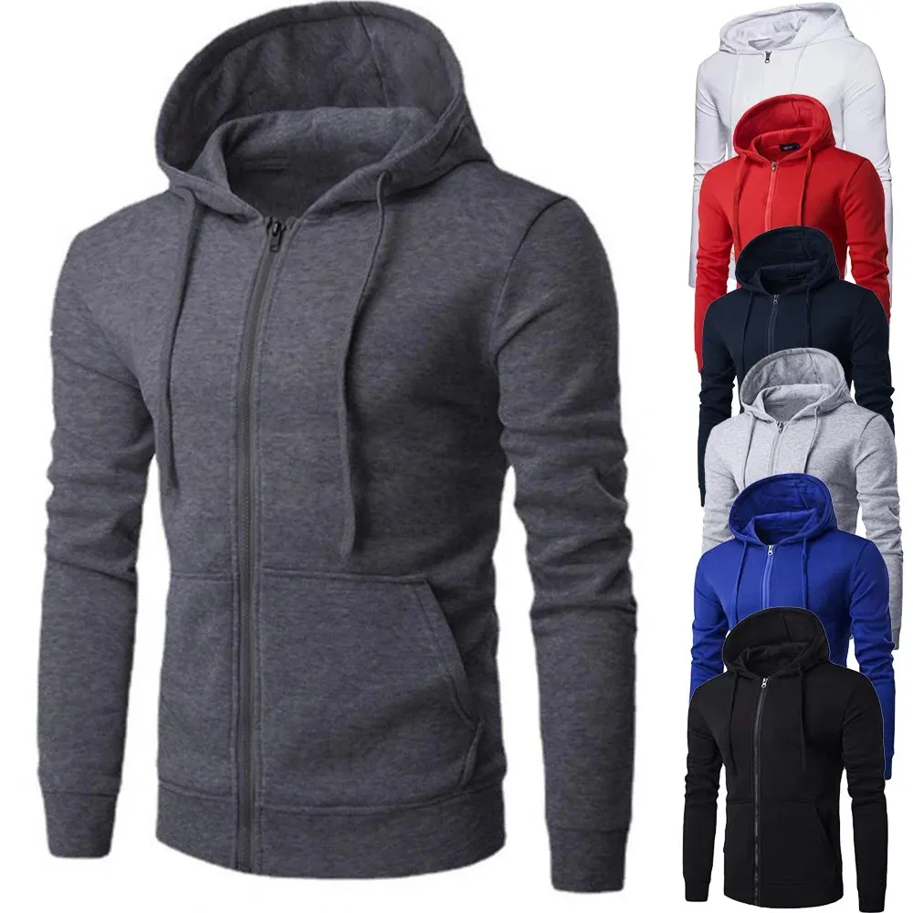 Autumn Men Long Sleeve Jacket Hoodie