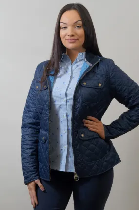 Barbour Bowfell Ladies Quilt Jacket - Navy LQU1028NY71