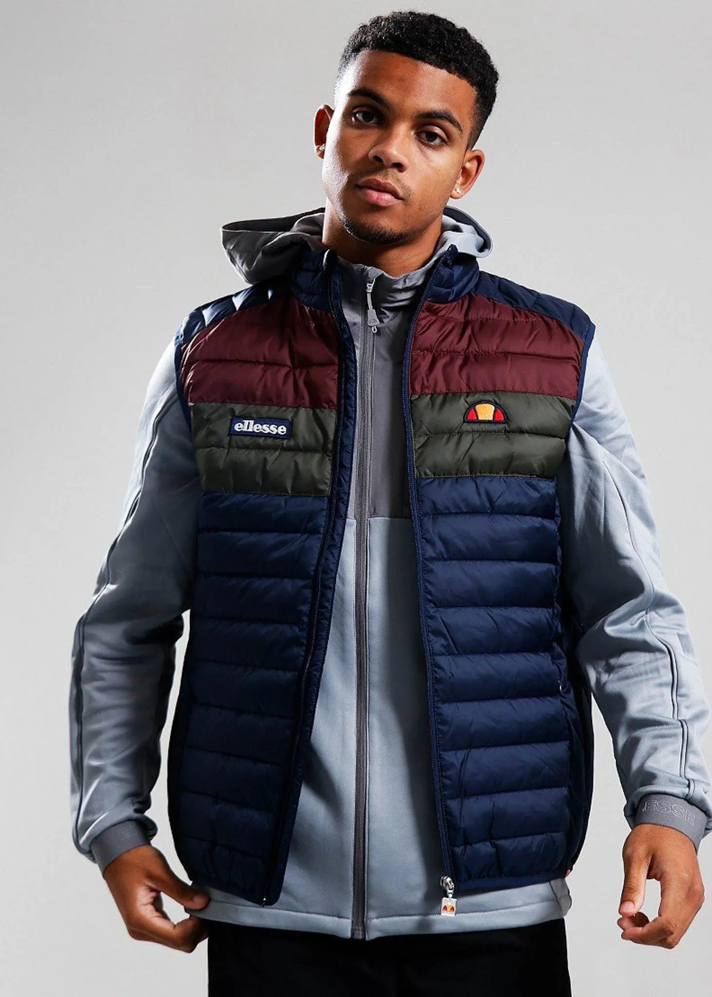 Bardy block gilet - navy