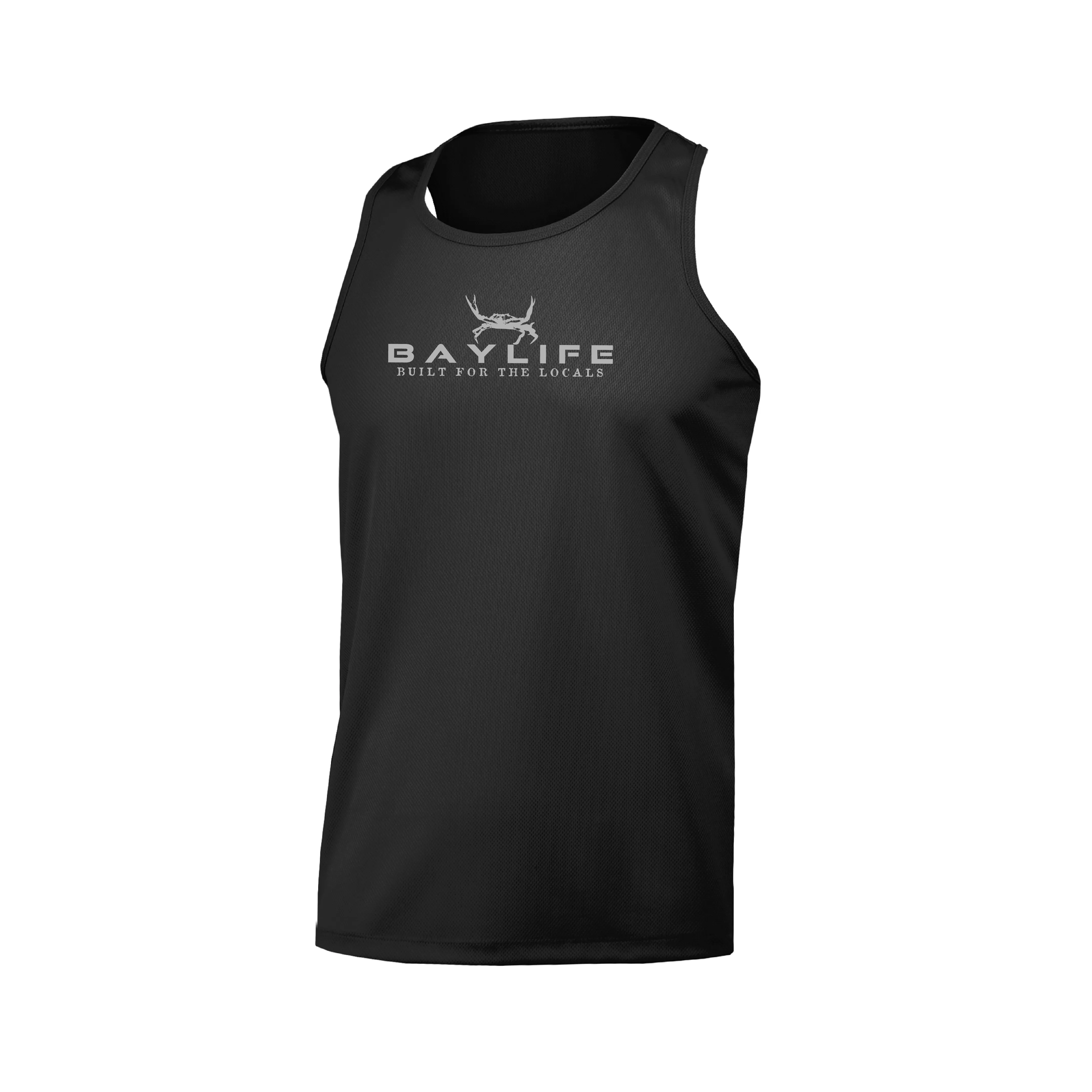 Bay Life Mens' Cool-Tek Tank Top | Black