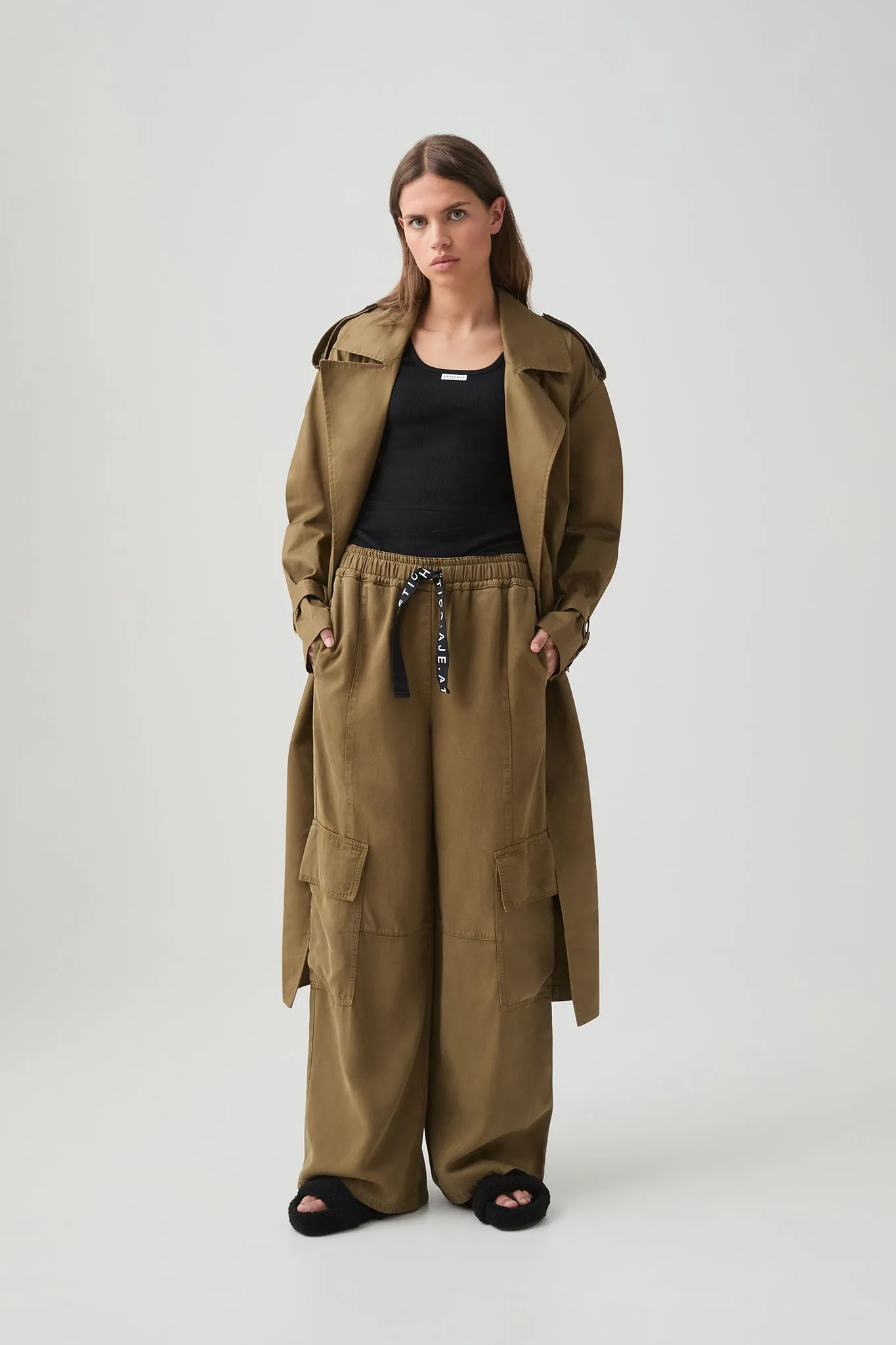 Belted Trench 703