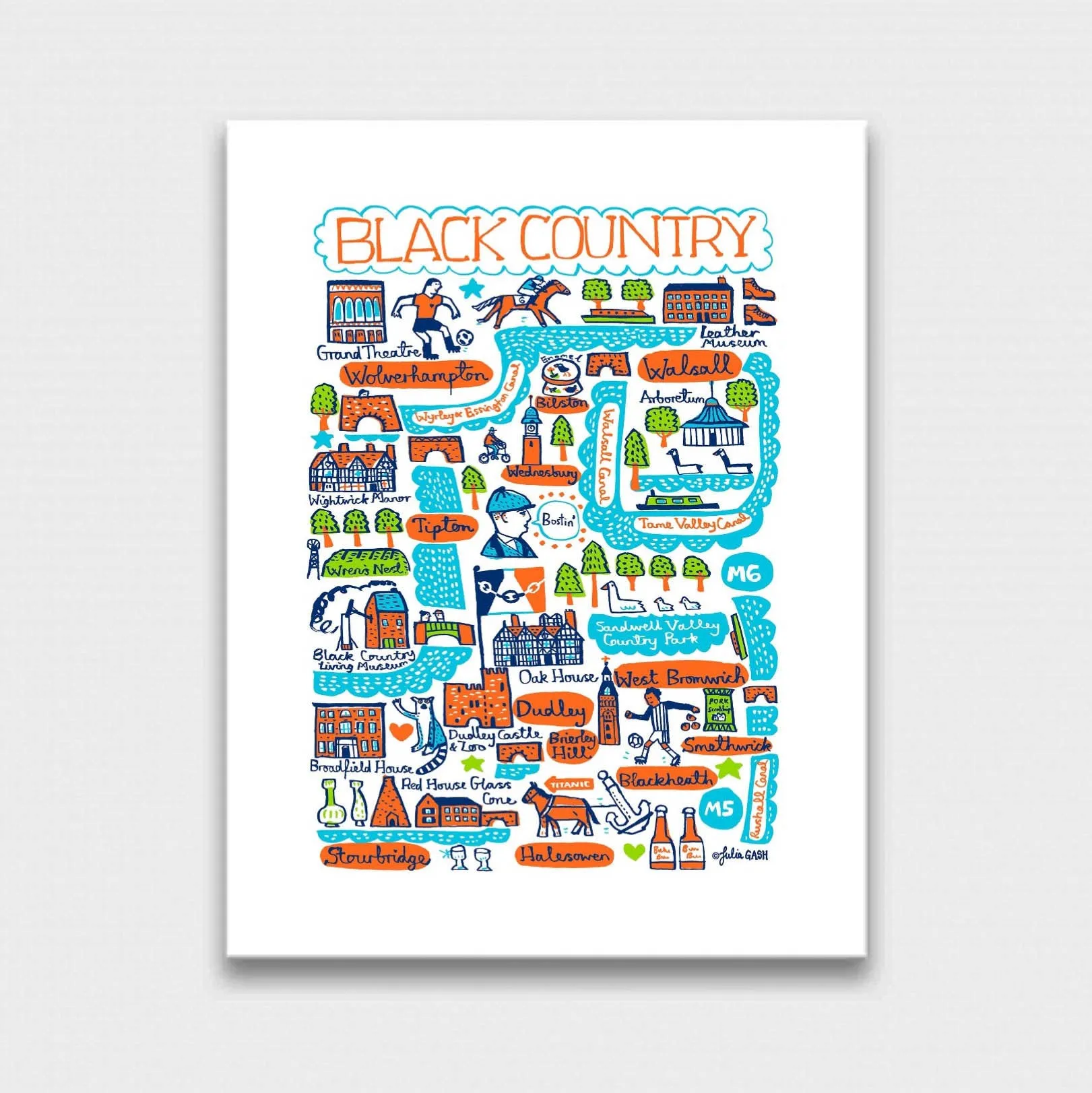 Black Country Art Print