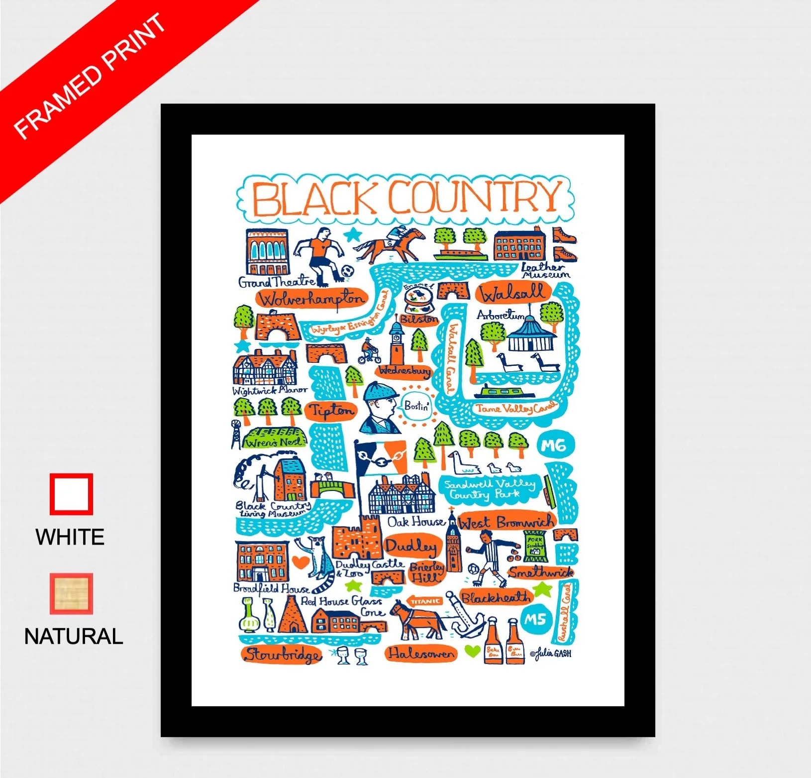 Black Country Art Print