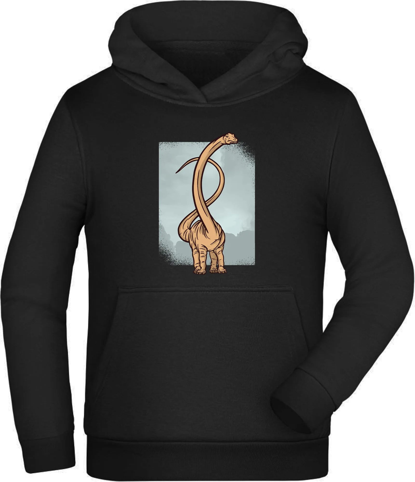 Black Dinosaur Youth Hoodie