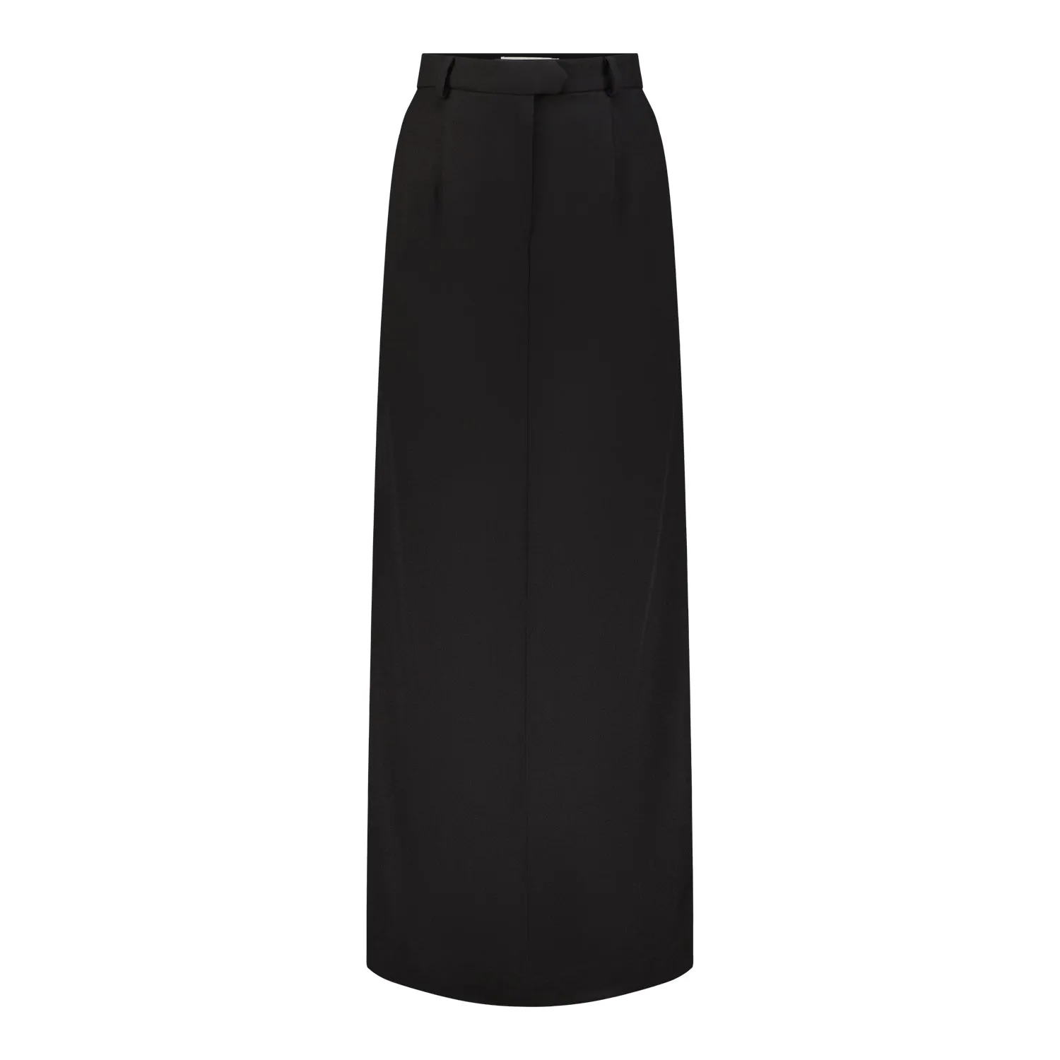 Black midi skirt