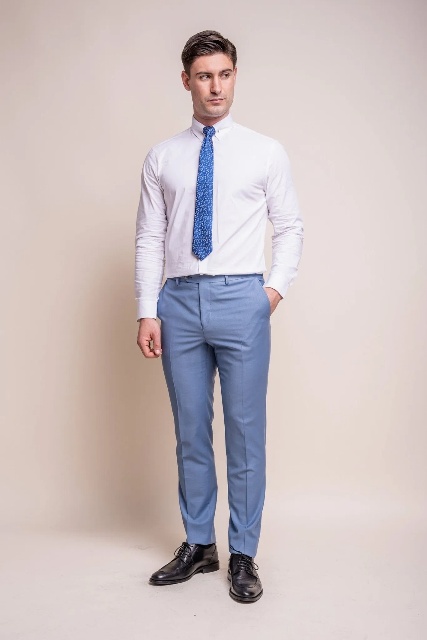 Bond Ocean Blue 3 Piece Suit