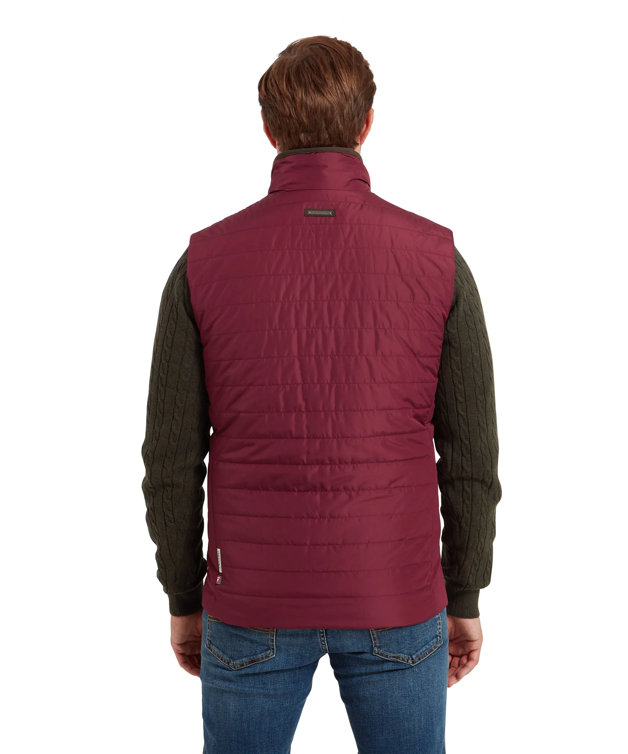 Brora Gilet - Bordeaux