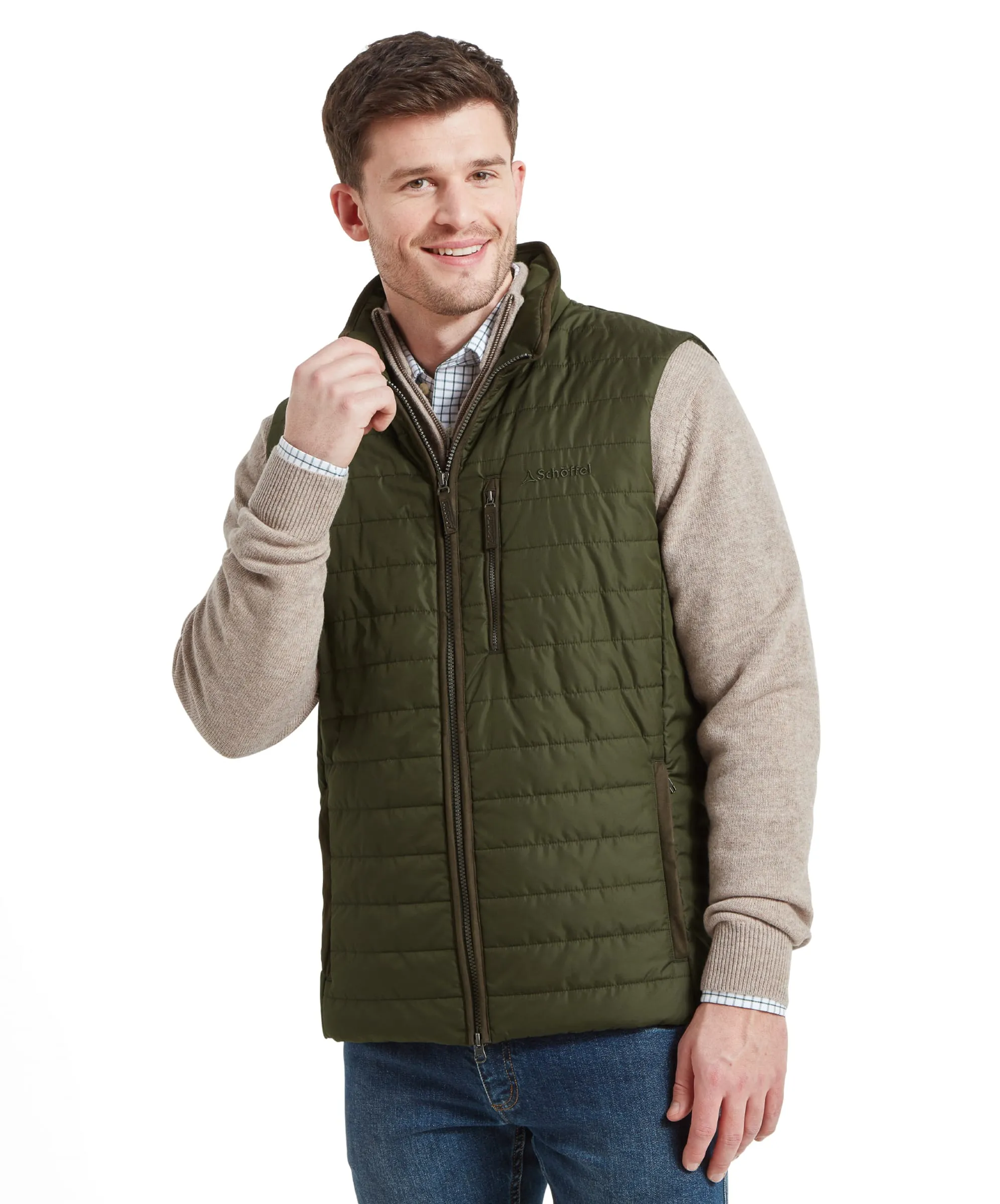 Brora Gilet - Forest