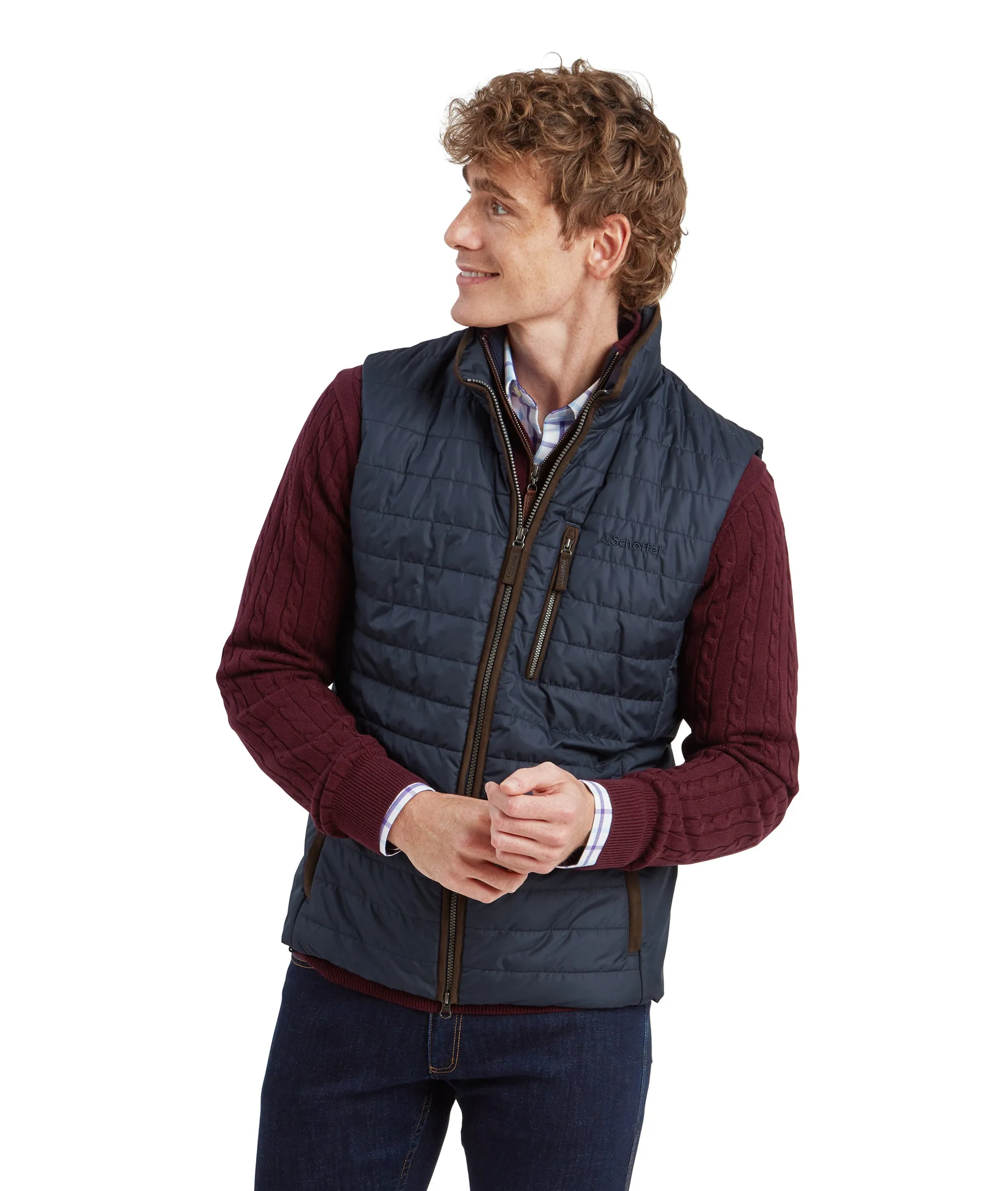 Brora Gilet - Navy