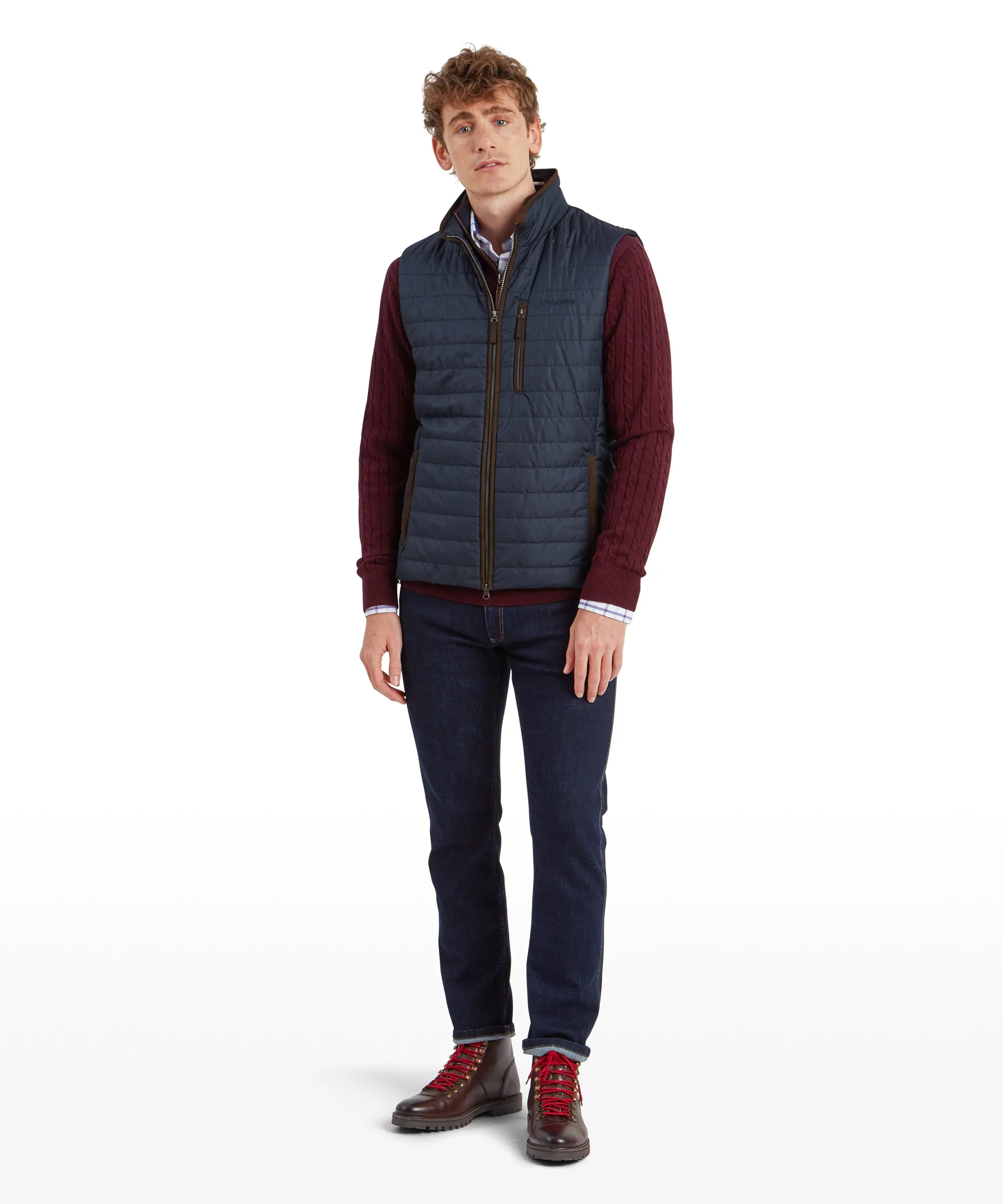 Brora Gilet - Navy