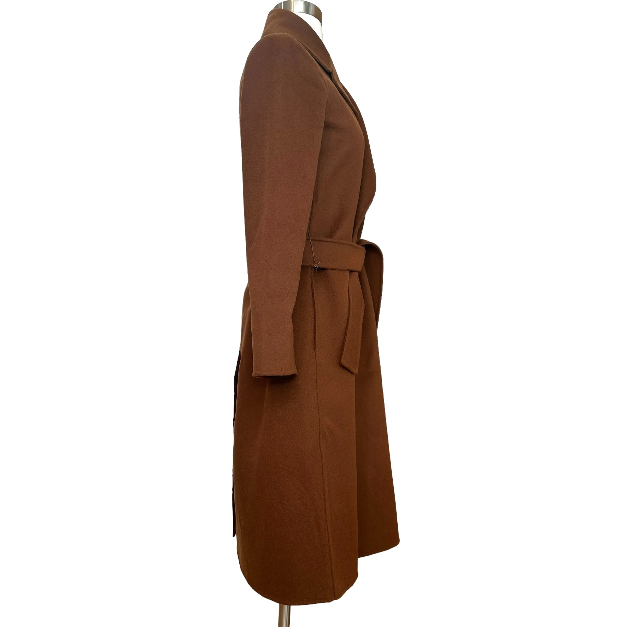 Brown Wool Coat - XS