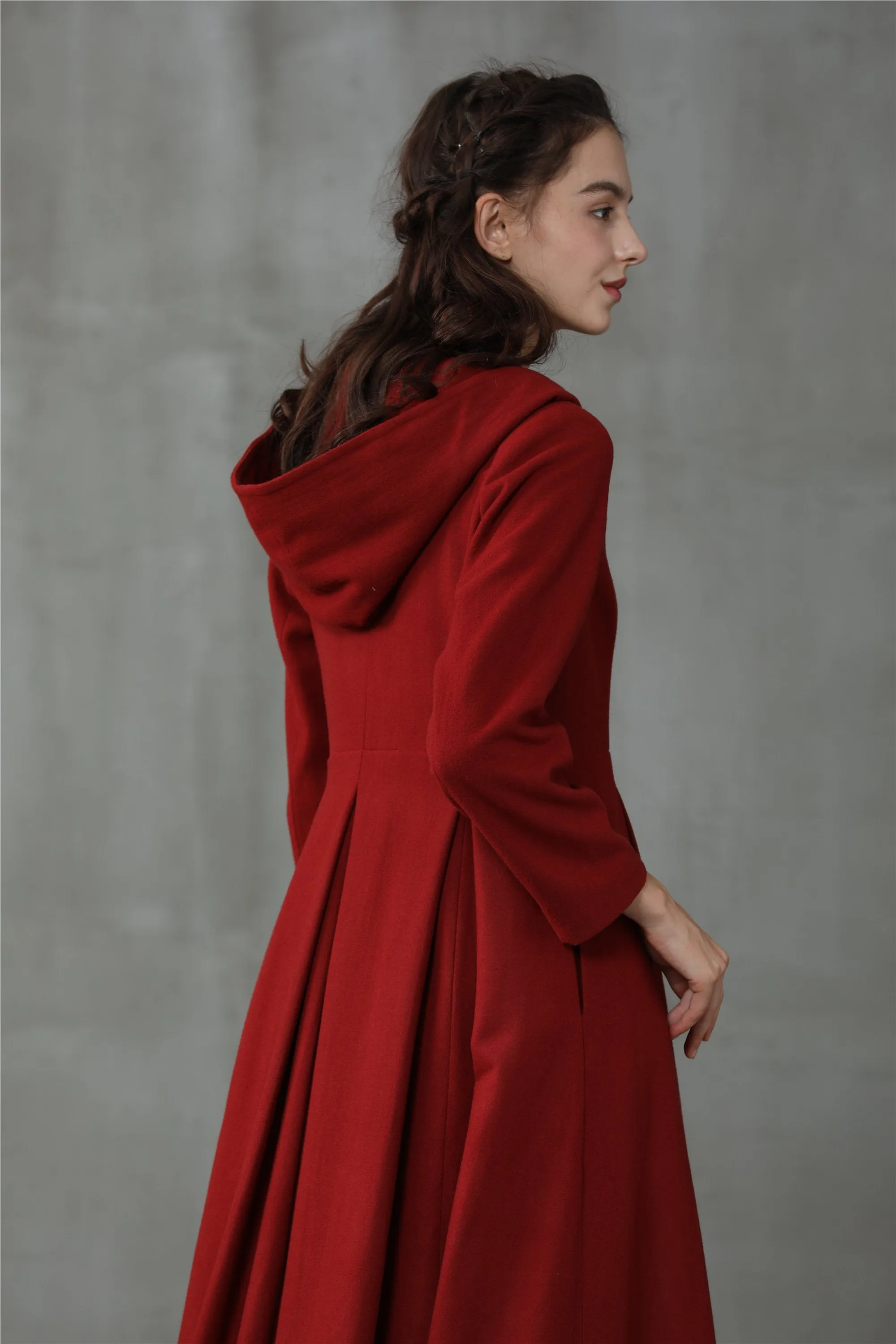 Christmas My Fair Lady 26 | Hooded Wool Coat