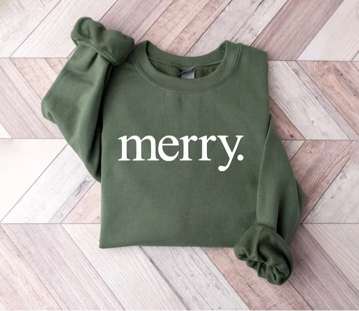 Christmas Sweatshirt, Merry Christmas Sweatshirt, Christmas Shirt for Women, Christmas Crewneck Sweatshirt, Holiday Sweater, Christmas Gift