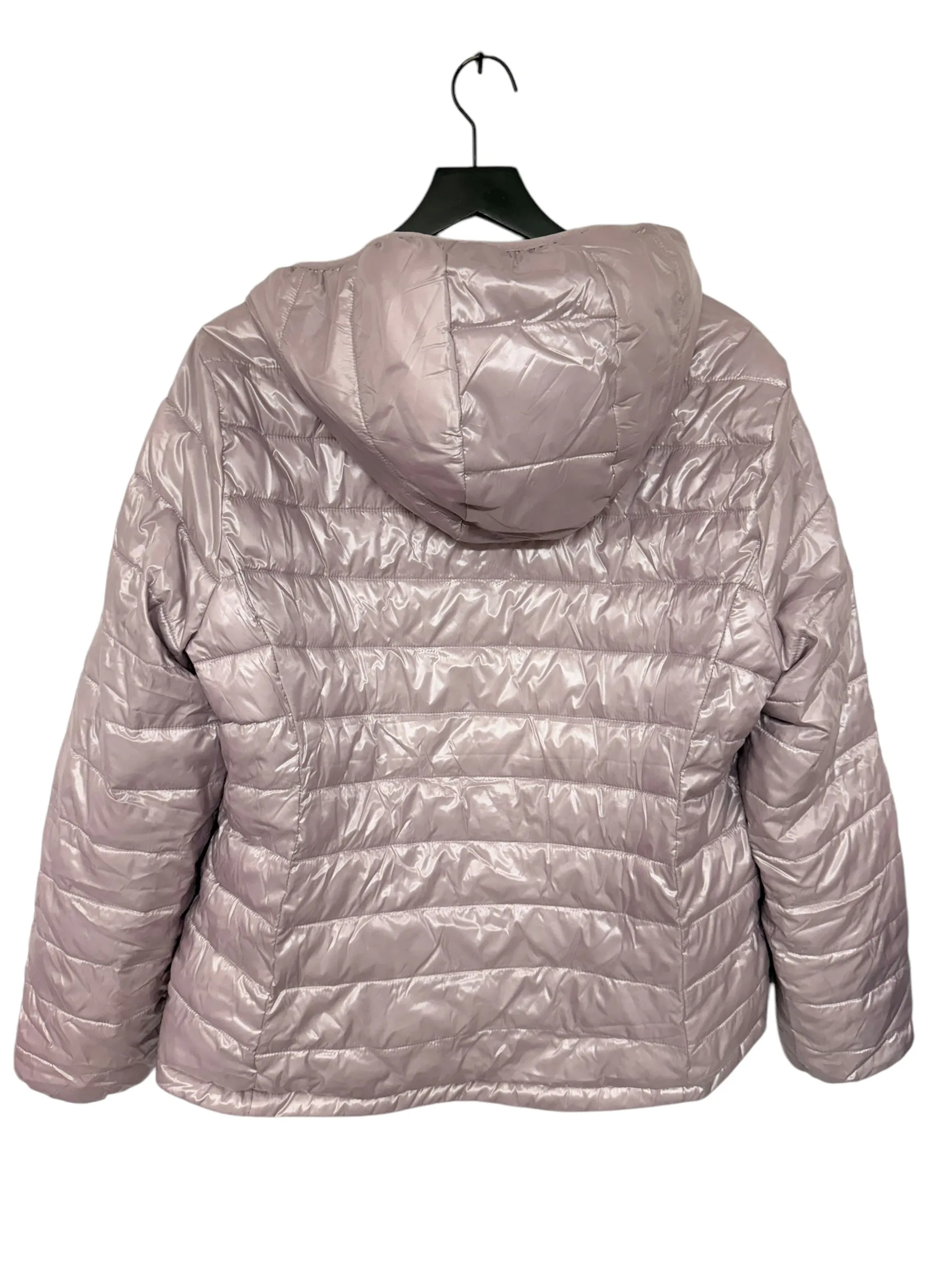 Coat Puffer & Quilted By Andrew Marc In Purple, Size: L