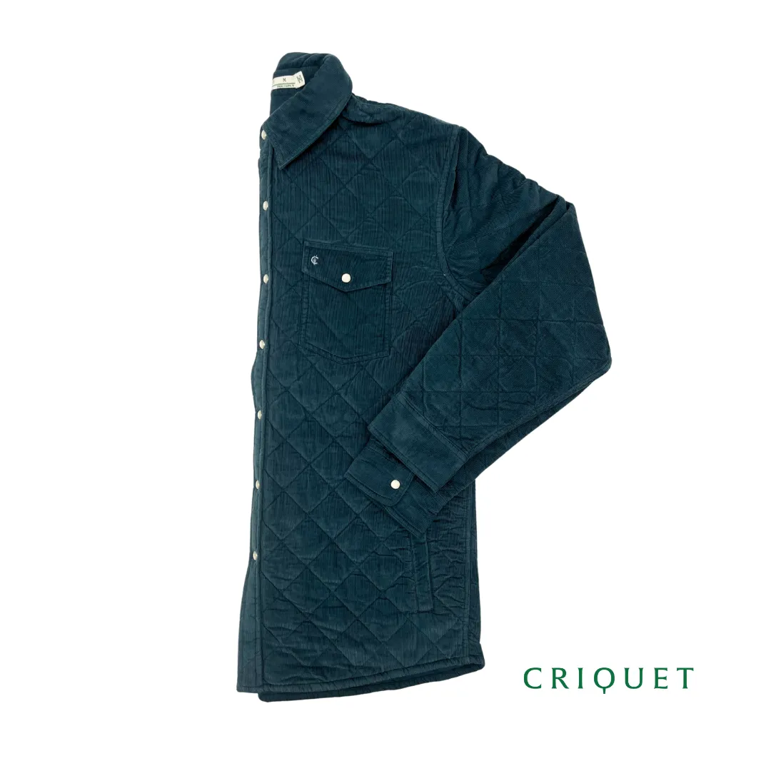 Corduroy Quilted Shacket - Stargazer