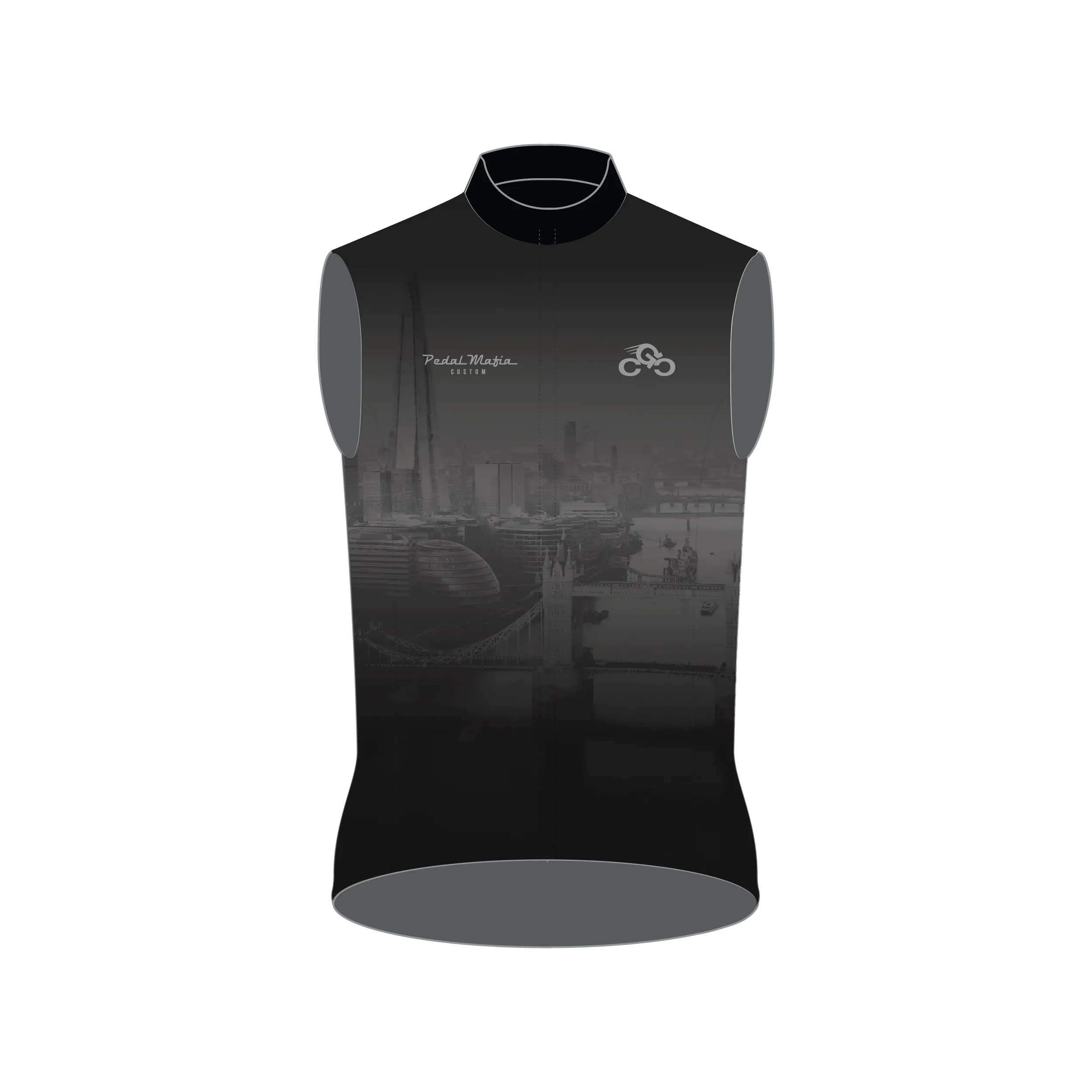 Custom Pro Gilet - Chain Gang Cyclist Stealth