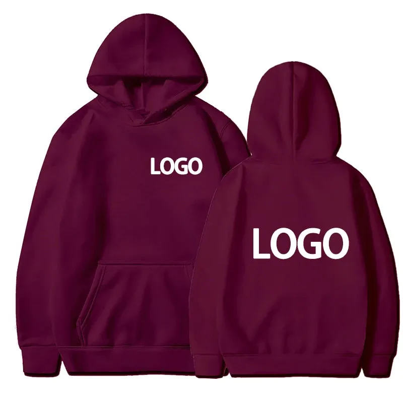 Customized Printed Loose Casual Hoodie