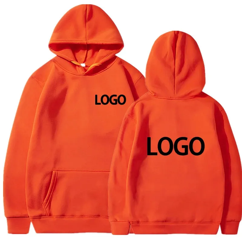 Customized Printed Loose Casual Hoodie