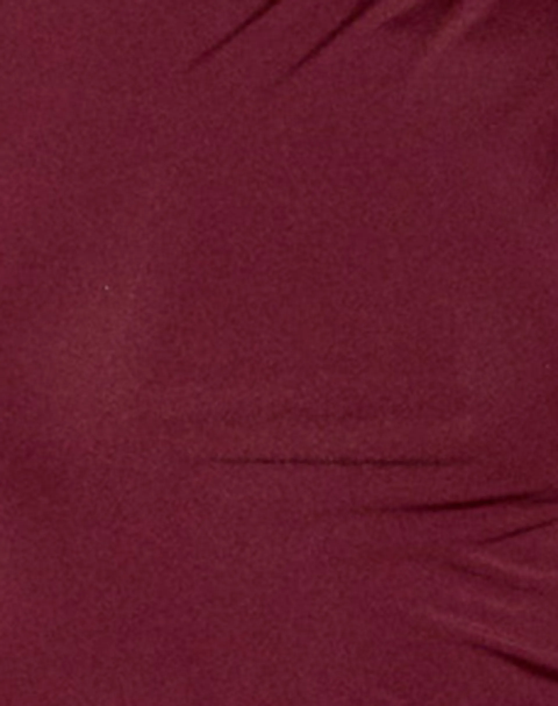 Dannas Twist Shoulder Top in Burgundy