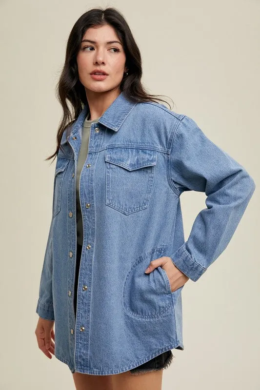 Denim Shacket