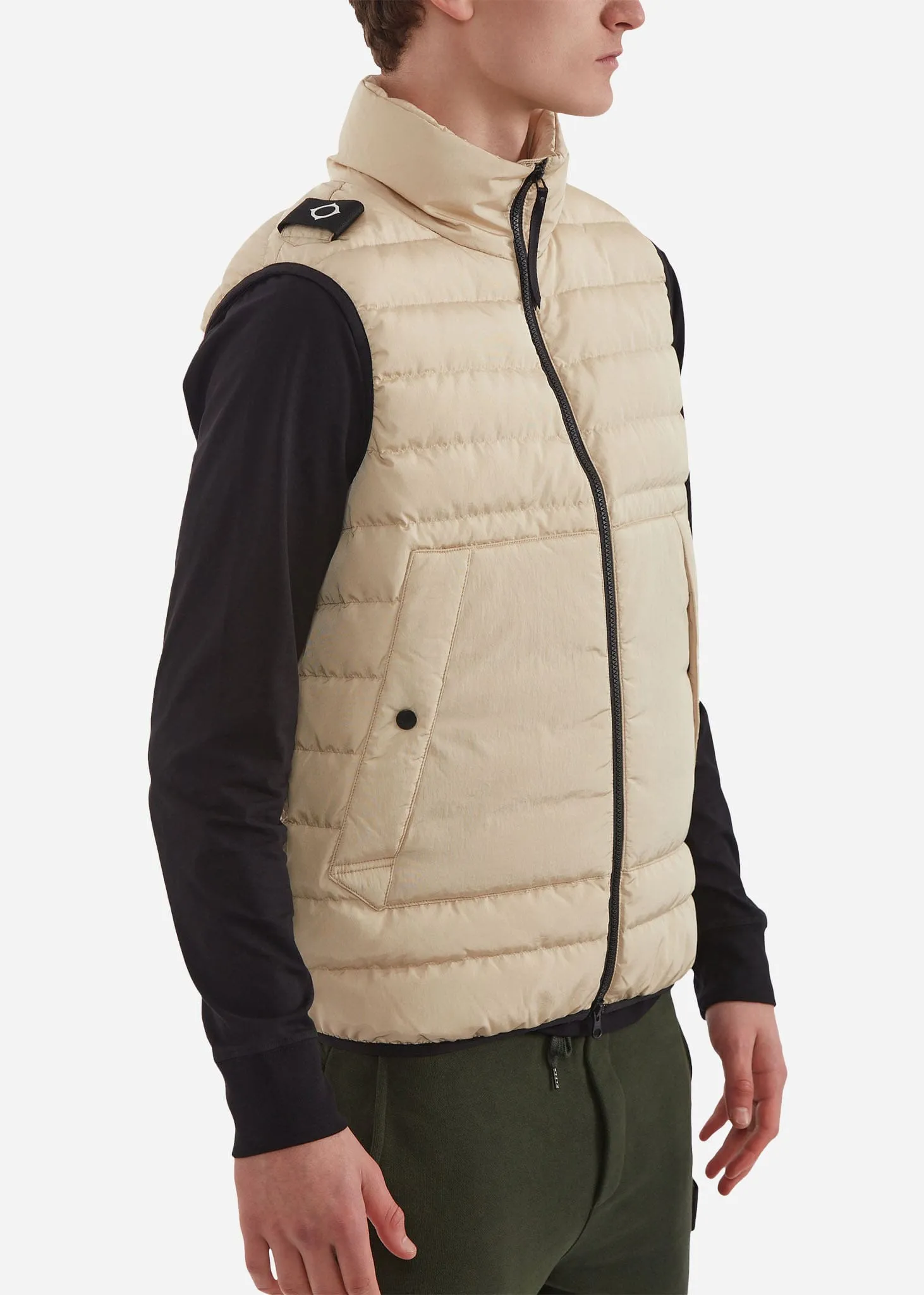 Down gilet - ash