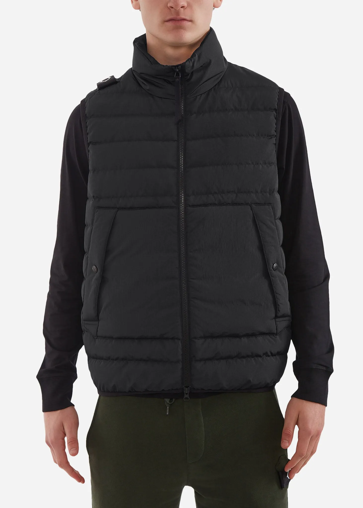 Down gilet - black