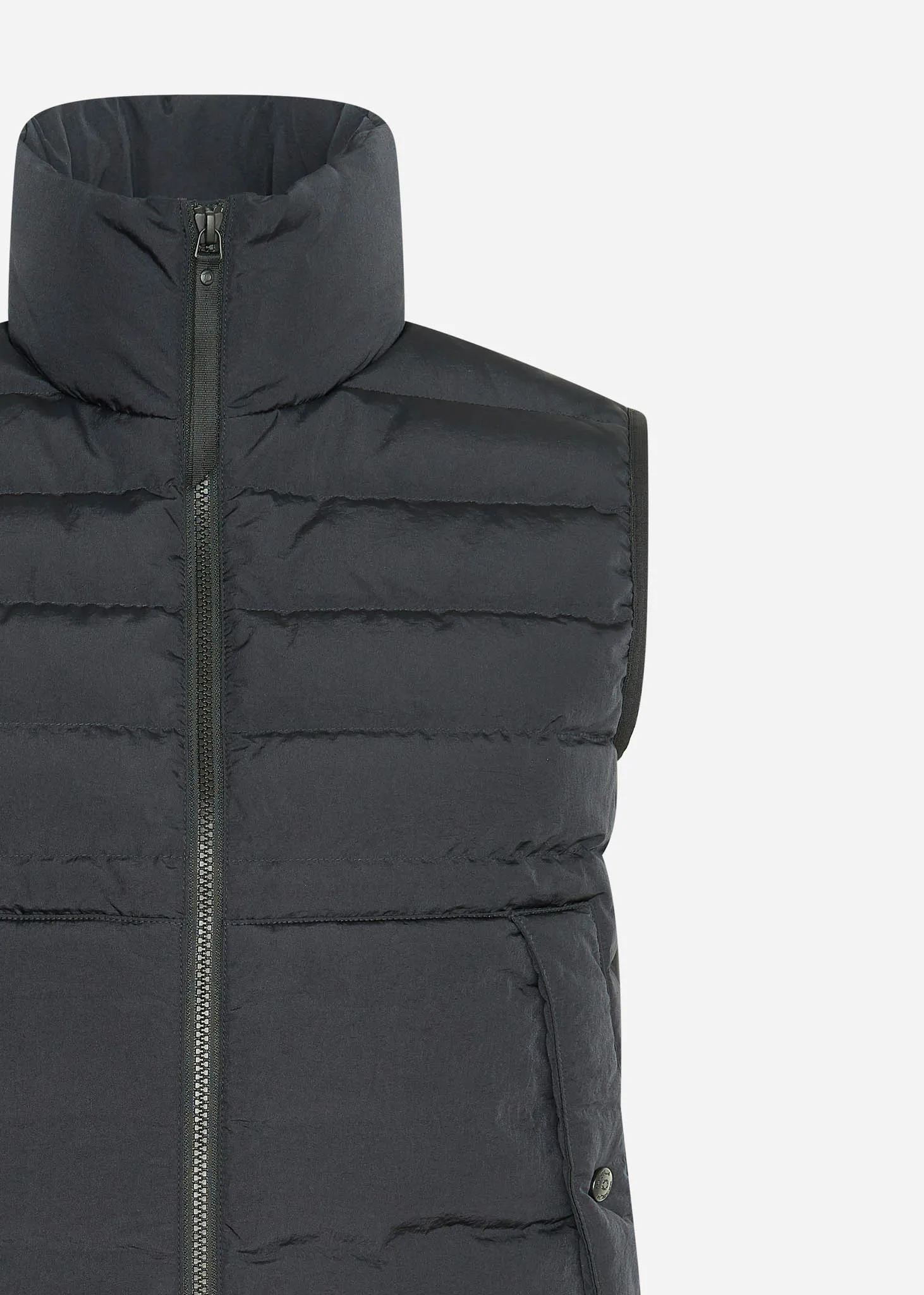 Down gilet - black