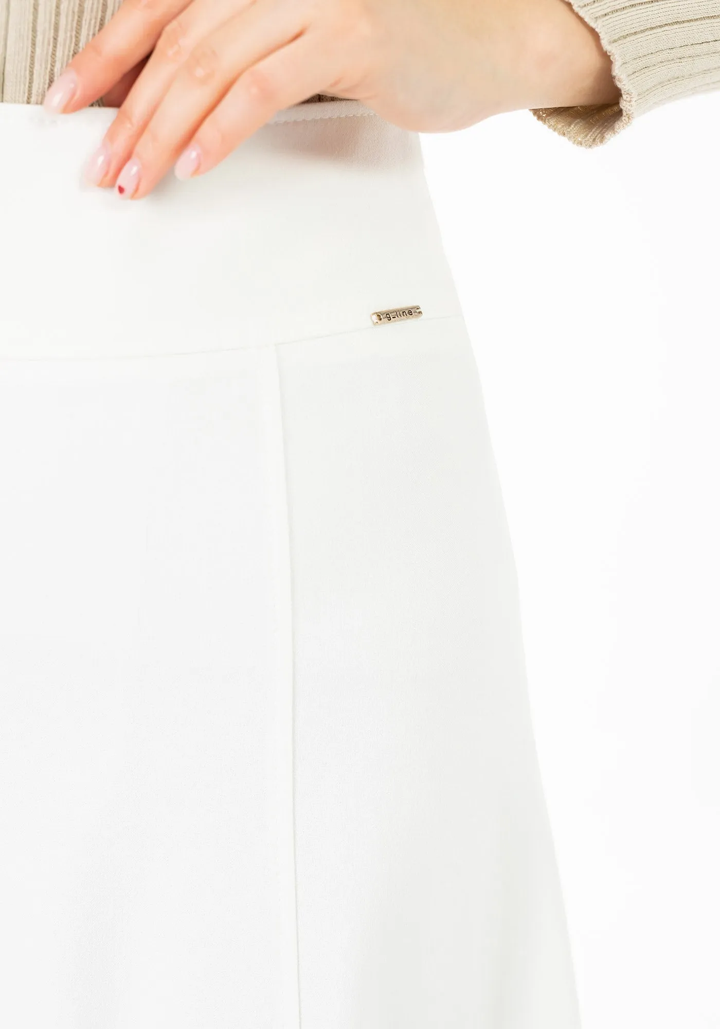 Eight Gore Calf Length Midi Skirt for Every Occasion