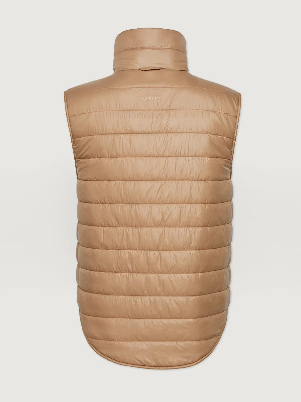 Ellis Reversible Quilt Gilet - Desert Sand