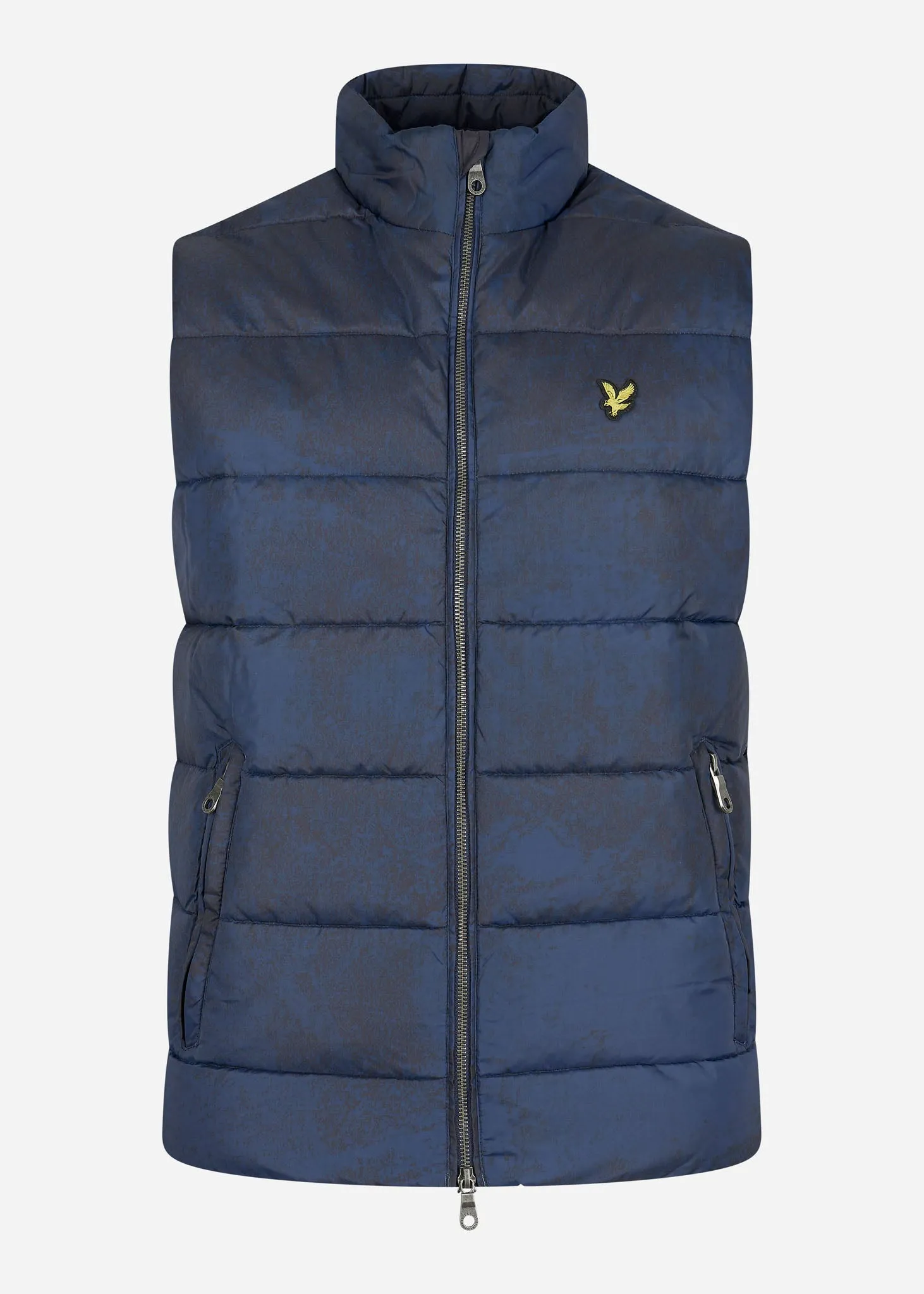 Erosion print gilet - navy