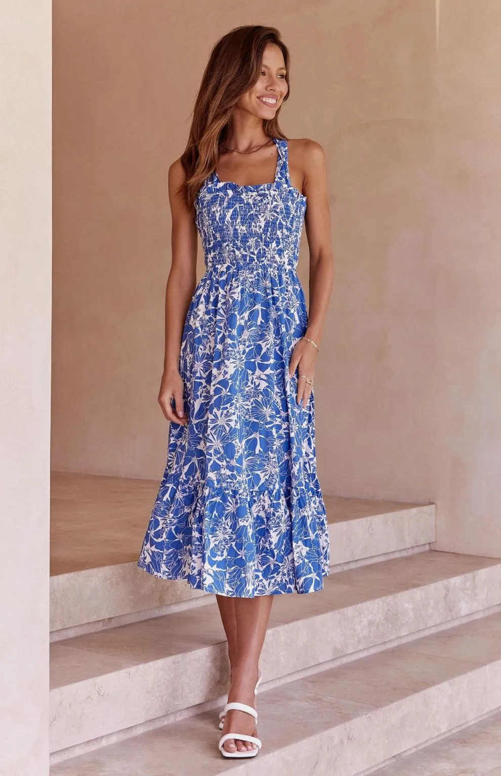 Excursion Floral Midi Dress