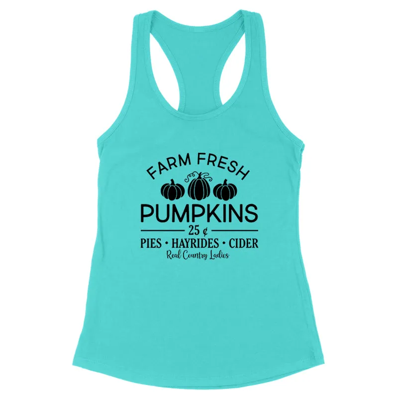 Farm Fresh Pumpkins Black Print Front Apparel