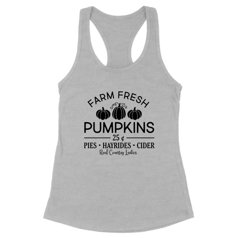 Farm Fresh Pumpkins Black Print Front Apparel