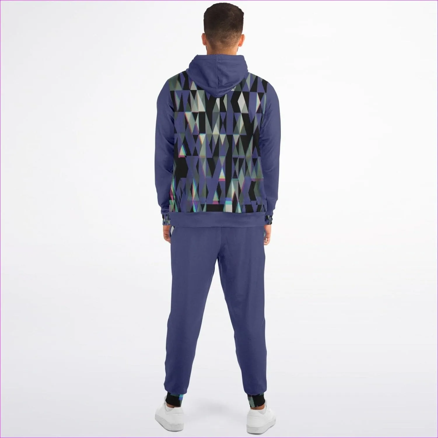 Fractured Fashion Zip Hoodie Jogging Set