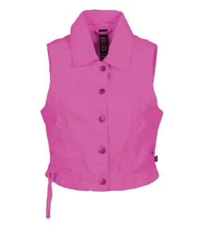 FREAKY NATION DENIM-GILET BONNY PINK