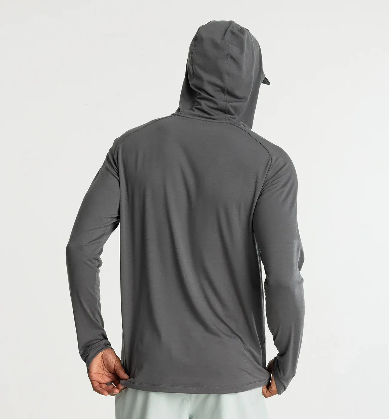 Free Fly Men's Elevate Hoodie in Smoke