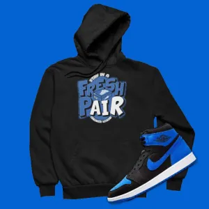 Fresh Pair Hoodie To Match Air Jordan 1 Royal Reimagined