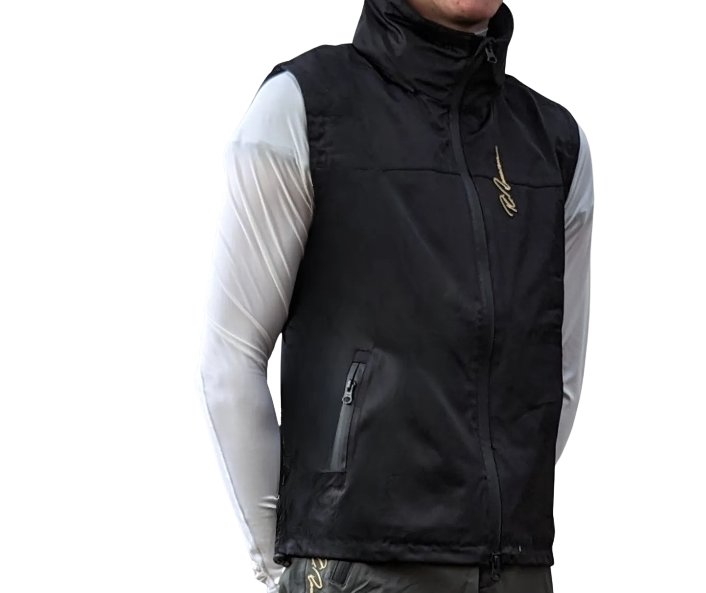 Furlong Waistcoat In Black By Pc Racewear