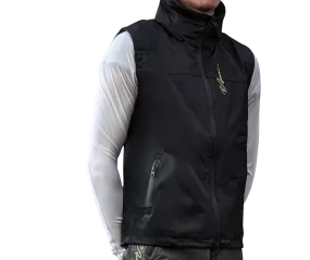 Furlong Waistcoat In Black By Pc Racewear