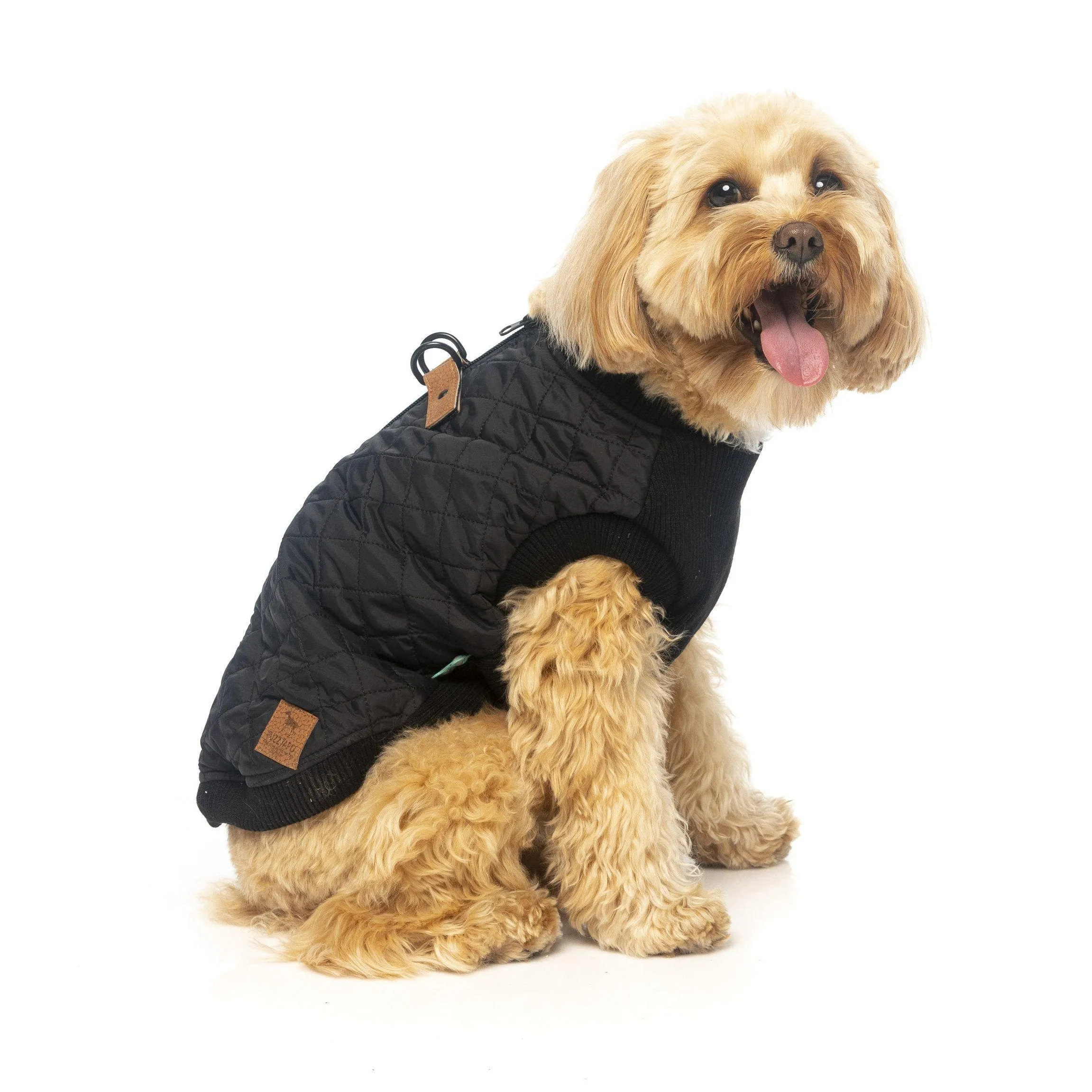 FuzzYard | MacGyver Harness Dog Jacket - Black