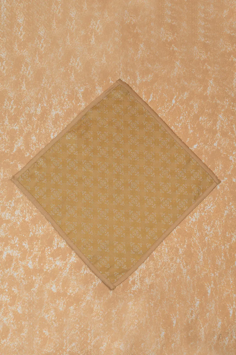 Gold Brocade Pocket Square